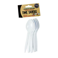 Plastic Dessert Spoons 10 Piece